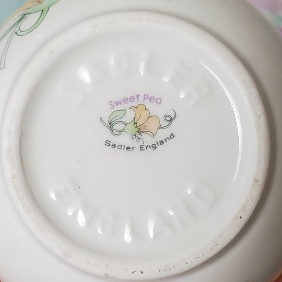 Vintage Sadler England Ginger Jar "Sweet Pea" - Picture 2 of 2